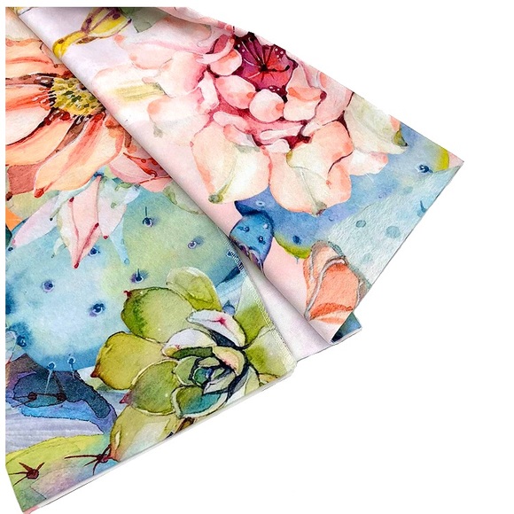 Hippie Flamingo Cactus Plant Garden Wall Decor/Art - Picture 3 of 6